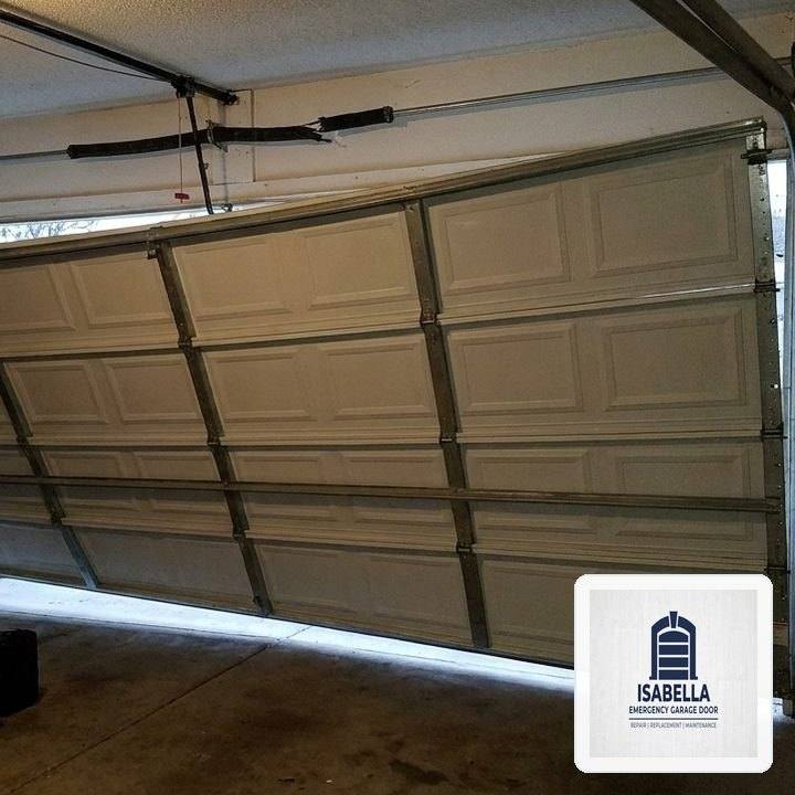 Isabella Emergency Garage Door in Watauga, TX: Heavy-Duty Steel Section Strut & 11-Gauge Hinge Reinforcement - Watauga, TX